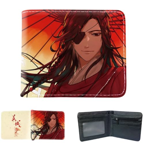 Sonsoke HuaCheng XieLian Männer Brieftaschen Bi-Fold Brieftasche ID-Karte Kreditkarte Mehrzweck-Brieftasche für Männer und Frauen Geschenk Cosprey (HuaCheng 3) von Sonsoke