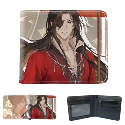 Sonsoke HuaCheng XieLian Männer Brieftaschen Bi-Fold Brieftasche ID-Karte Kreditkarte Mehrzweck-Brieftasche für Männer und Frauen Geschenk Cosprey (HuaCheng 4) von Sonsoke