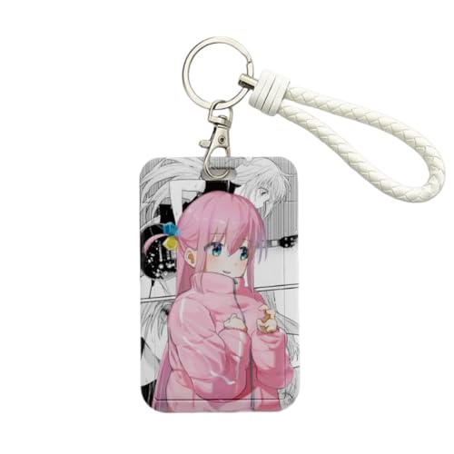 Sonsoke Ijichi Nijika Anime Card Holder Kartenetui 7x10 cm– Universelle Schülerausweis & ID Karte Hülle für Campus, Bus, Kreditkarte (Gotoh Hitori 3) von Sonsoke