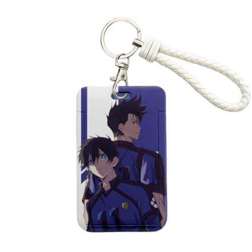 Sonsoke Isagi Yoichi Anime Card Holder Kartenetui 7x10 cm– Universelle Schülerausweis & ID Karte Hülle für Campus, Bus, Kreditkarte (Isagi Yoichi 2) von Sonsoke