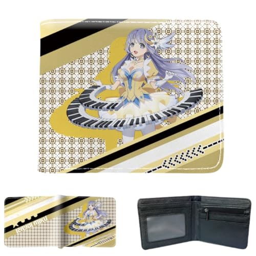 Sonsoke Izayoi Miku Männer Brieftaschen Bi-Fold Brieftasche ID-Karte Kreditkarte Mehrzweck-Brieftasche für Männer und Frauen Geschenk Cosprey (Izayoi Miku 1) von Sonsoke