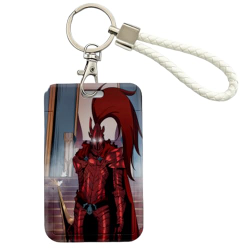 Sonsoke Jinwoo Sung Anime Card Holder Kartenetui 7x10 cm– Universelle Schülerausweis & ID Karte Hülle für Campus, Bus, Kreditkarte (Shadow Monarch 1) von Sonsoke