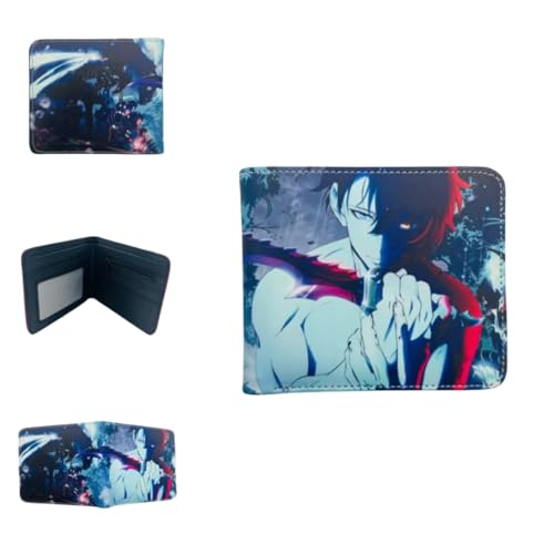 Sonsoke Jinwoo Sung Männer Brieftaschen Bi-Fold Brieftasche ID-Karte Kreditkarte Mehrzweck-Brieftasche für Männer und Frauen Geschenk Cosprey (Jinwoo Sung 10) von Sonsoke