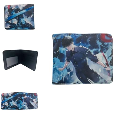 Sonsoke Jinwoo Sung Männer Brieftaschen Bi-Fold Brieftasche ID-Karte Kreditkarte Mehrzweck-Brieftasche für Männer und Frauen Geschenk Cosprey (Jinwoo Sung 19) von Sonsoke