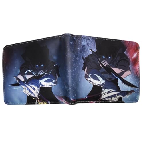 Sonsoke Jinwoo Sung Männer Brieftaschen Bi-Fold Brieftasche ID-Karte Kreditkarte Mehrzweck-Brieftasche für Männer und Frauen Geschenk Cosprey (Jinwoo Sung 20) von Sonsoke