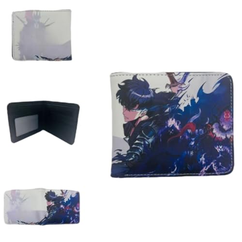 Sonsoke Jinwoo Sung Männer Brieftaschen Bi-Fold Brieftasche ID-Karte Kreditkarte Mehrzweck-Brieftasche für Männer und Frauen Geschenk Cosprey (Jinwoo Sung 22) von Sonsoke