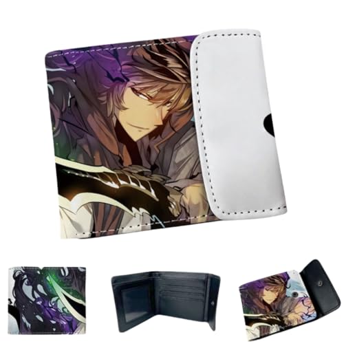 Sonsoke Jinwoo Sung Männer Brieftaschen Bi-Fold Brieftasche ID-Karte Kreditkarte Mehrzweck-Brieftasche für Männer und Frauen Geschenk Cosprey (Jinwoo Sung 6) von Sonsoke