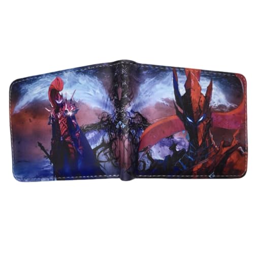 Sonsoke Jinwoo Sung Männer Brieftaschen Bi-Fold Brieftasche ID-Karte Kreditkarte Mehrzweck-Brieftasche für Männer und Frauen Geschenk Cosprey (Shadow Monarch 1) von Sonsoke
