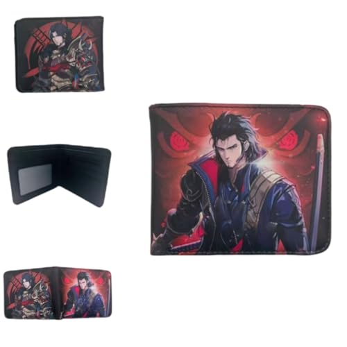 Sonsoke Jinwoo Sung Männer Brieftaschen Bi-Fold Brieftasche ID-Karte Kreditkarte Mehrzweck-Brieftasche für Männer und Frauen Geschenk Cosprey (Style 1) von Sonsoke