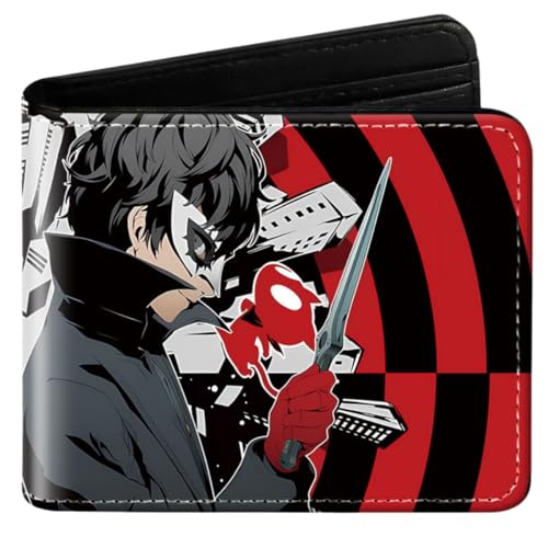 Sonsoke Joker Männer Brieftaschen Bi-Fold Brieftasche ID-Karte Kreditkarte Mehrzweck-Brieftasche für Männer und Frauen Geschenk Cosprey (Joker 1) von Sonsoke