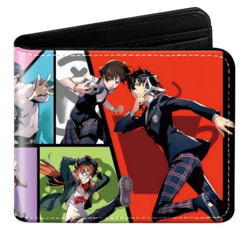 Sonsoke Joker Männer Brieftaschen Bi-Fold Brieftasche ID-Karte Kreditkarte Mehrzweck-Brieftasche für Männer und Frauen Geschenk Cosprey (Stil 4) von Sonsoke