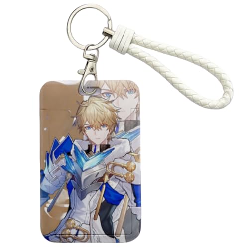 Sonsoke Phainon Sunday Anime Card Holder Kartenetui 7x10 cm– Universelle Schülerausweis & ID Karte Hülle für Campus, Bus, Kreditkarte (Gepard) von Sonsoke
