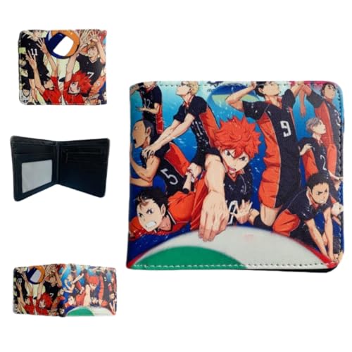 Sonsoke Tobio Kageyama Männer Brieftaschen Bi-Fold Brieftasche ID-Karte Kreditkarte Mehrzweck-Brieftasche für Männer und Frauen Geschenk Cosprey (Style 10) von Sonsoke