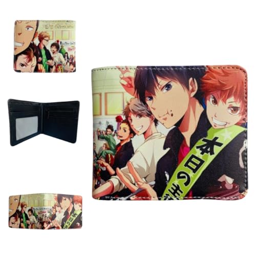 Sonsoke Tobio Kageyama Männer Brieftaschen Bi-Fold Brieftasche ID-Karte Kreditkarte Mehrzweck-Brieftasche für Männer und Frauen Geschenk Cosprey (Style 13) von Sonsoke