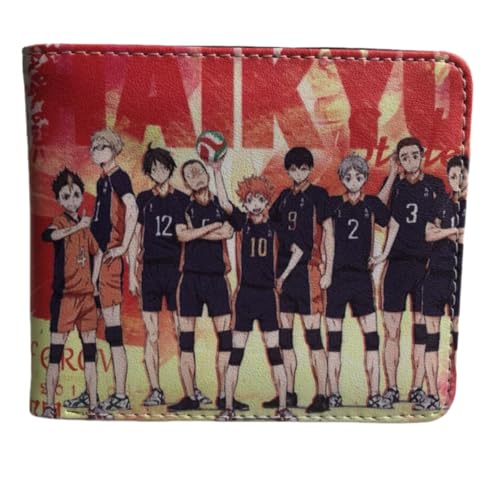 Sonsoke Tobio Kageyama Männer Brieftaschen Bi-Fold Brieftasche ID-Karte Kreditkarte Mehrzweck-Brieftasche für Männer und Frauen Geschenk Cosprey (Style 16) von Sonsoke