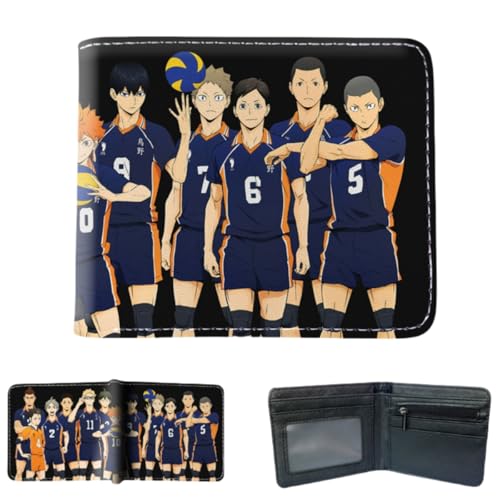 Sonsoke Tobio Kageyama Männer Brieftaschen Bi-Fold Brieftasche ID-Karte Kreditkarte Mehrzweck-Brieftasche für Männer und Frauen Geschenk Cosprey (Style 7) von Sonsoke