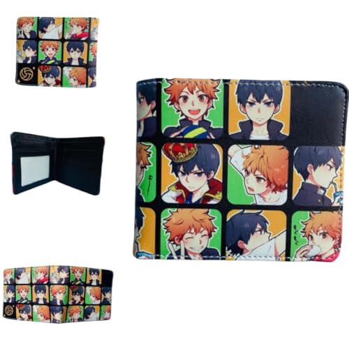 Sonsoke Tobio Kageyama Männer Brieftaschen Bi-Fold Brieftasche ID-Karte Kreditkarte Mehrzweck-Brieftasche für Männer und Frauen Geschenk Cosprey (Style 8) von Sonsoke