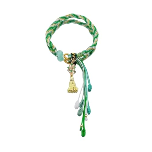 Sonsoke Wanderer Anime-Stil Handgewebte Armbänder - Bunte Faden-Armbänder für Fans, Spiel-inspirierte Geflochtene Freundschaftsbänder (Baizhu) von Sonsoke