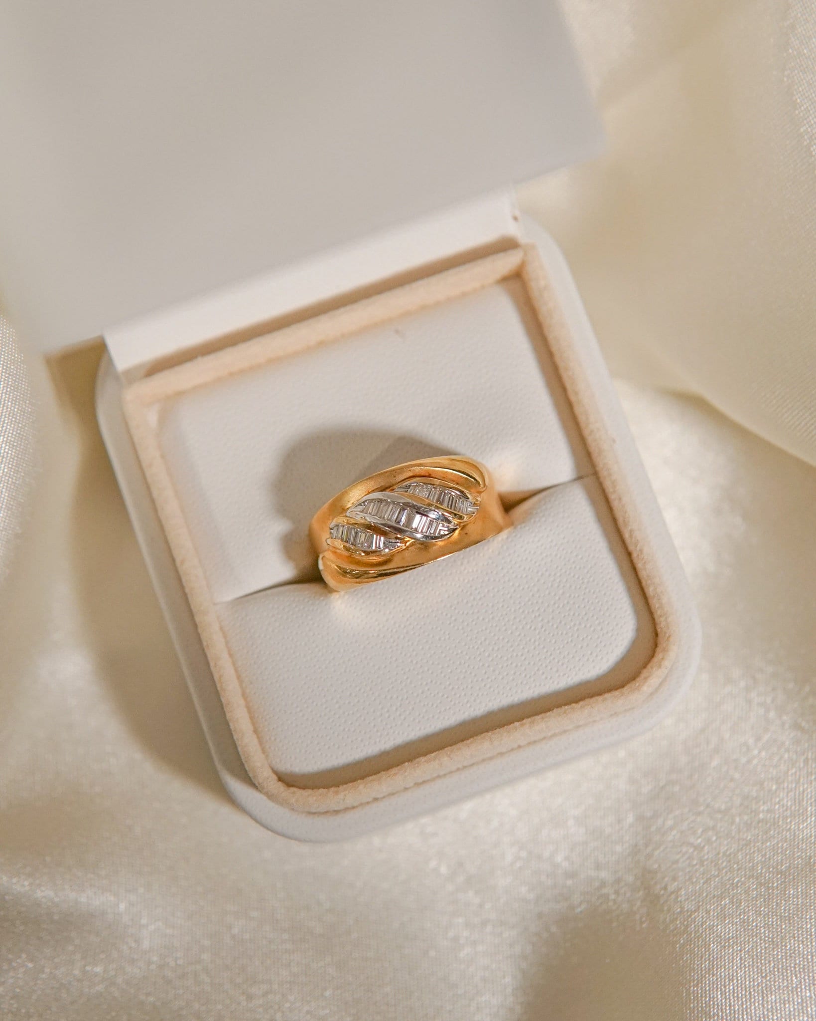 Nachlass Holländer Braid Diamant Ring von SonterLorrey