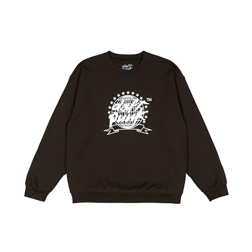 Daft Punk Unisex Offizielles Merch Crewneck Sweatshirt, Braun, Medium von Daft Punk