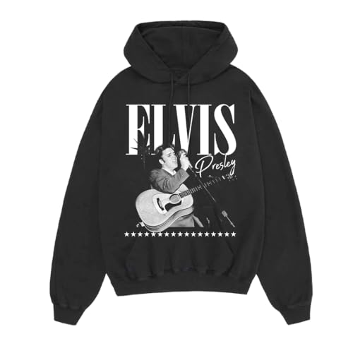 Sony Unisex Offical Merch B&w Guitar Portrait Hoodie Kapuzenpullover, Schwarz, Medium von Sony