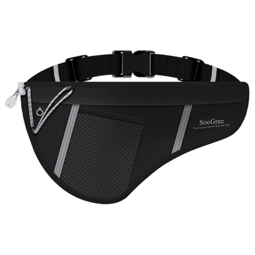 SooGree Gürteltasche für Herren und Damen, wasserdicht, mit verstellbarem Gürtel, Gürteltasche mit Wasserflaschenhalter zum Laufen, Wandern, Wandern, Radfahren, GSP8807, Schwarz, Sportlich SooGree Gürteltasche für Herren und Damen, wasserdicht, mit verstellbarem Gürtel, Gürteltasche mit Wasserflaschenhalter zum Laufen, Wandern, Wandern, Radfahren, GSP8807, Schwarz, Sportlich von SooGree