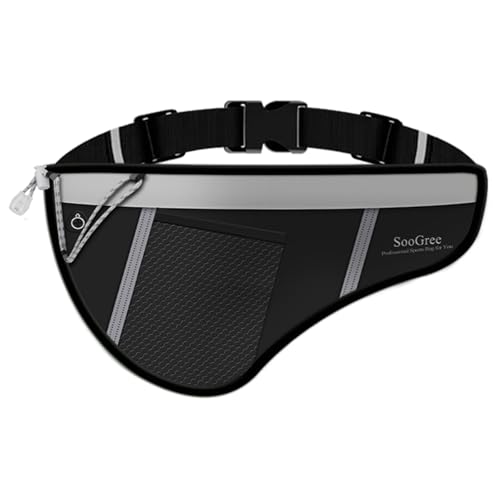 SooGree Gürteltasche für Herren und Damen, wasserdicht, mit verstellbarem Gürtel, Gürteltasche mit Wasserflaschenhalter zum Laufen, Wandern, Wandern, Radfahren, GSP8807 Graue Oberseite, schwarze SooGree Gürteltasche für Herren und Damen, wasserdicht, mit verstellbarem Gürtel, Gürteltasche mit Wasserflaschenhalter zum Laufen, Wandern, Wandern, Radfahren, GSP8807 Graue Oberseite, schwarze von SooGree