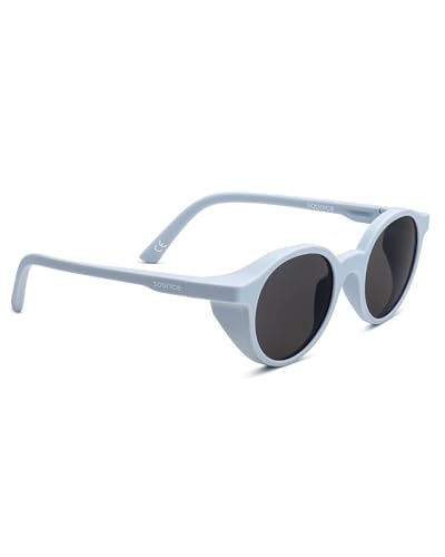 SooNice Sunnies Flexible Sonnenbrille Kinder 3-9 Jahre Ice Blue - Extra Leicht - 100% UV Schutz & BPA-frei - Inkl. Band - Hergestellt in Italien von SooNice Sunnies