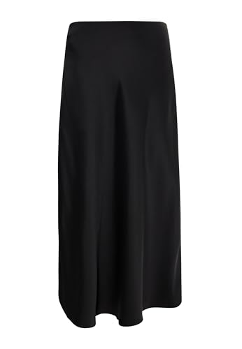 Sookie Damen Midirock 19229203-SO01, SCHWARZ, L von Sookie