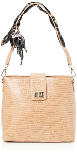 Sookie Women's Handtasche Damen Shopper, Dunkelbeige von Sookie