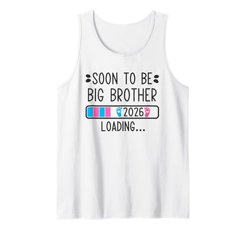 Herren Soon to Be Big Brother 2026 Loading Schwangerschaftsankündigung Tank Top Herren Soon to Be Big Brother 2026 Loading Schwangerschaftsankündigung Tank Top von Soon To Be Big Brother 2026 New Baby Arrival