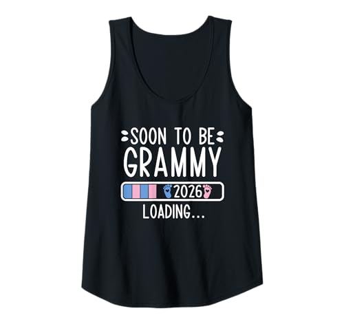 Damen Soon to Be Grammy 2026 Loading Schwangerschaft Ankündigung 2026 Tank Top Damen Soon to Be Grammy 2026 Loading Schwangerschaft Ankündigung 2026 Tank Top von Soon To Be Grammy 2026 New Baby Arrival Apparel