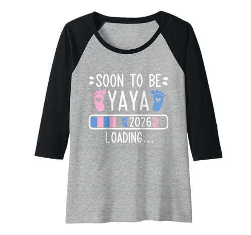 Damen Soon to Be Yaya 2026 Loading Schwangerschaftsankündigung 2026 Raglan Damen Soon to Be Yaya 2026 Loading Schwangerschaftsankündigung 2026 Raglan von Soon To Be Yaya 2026 New Baby Arrival Apparel