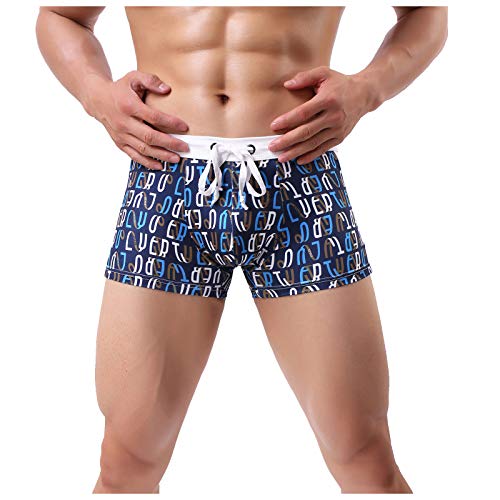 Badehose Herren Eng Kurz Muster Schwimmhose Herren Kurz Blau Schwimmen Shorts Herren Badehose Herren Bunt Badehose Herren Schwimmen Badeshorts Männer Schnelltrocknend Badehose Herren Motiv von SoonerQuicker