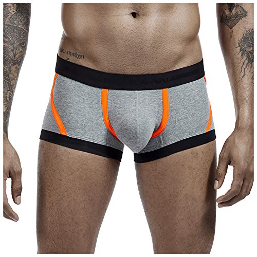 SoonerQuicker Push Up Unterhose Männer Boxershorts Herren Eng Herren Unterhosen mit Beutel Herren Unterhosen Elastisch Ohne Eingriff Herren Unterhosen Retro Unterhosen Männer Trunk Sexy von SoonerQuicker