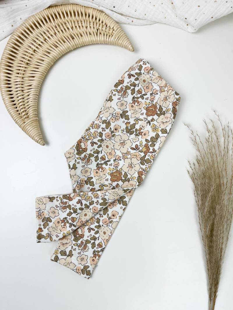 Baby Kinder Leggings Spring Flower von Sooneshandmadestore