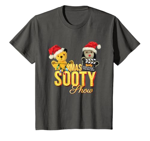 Sooty & Sweep Weihnachtsbeleuchtung für Kinder T-Shirt von Sooty
