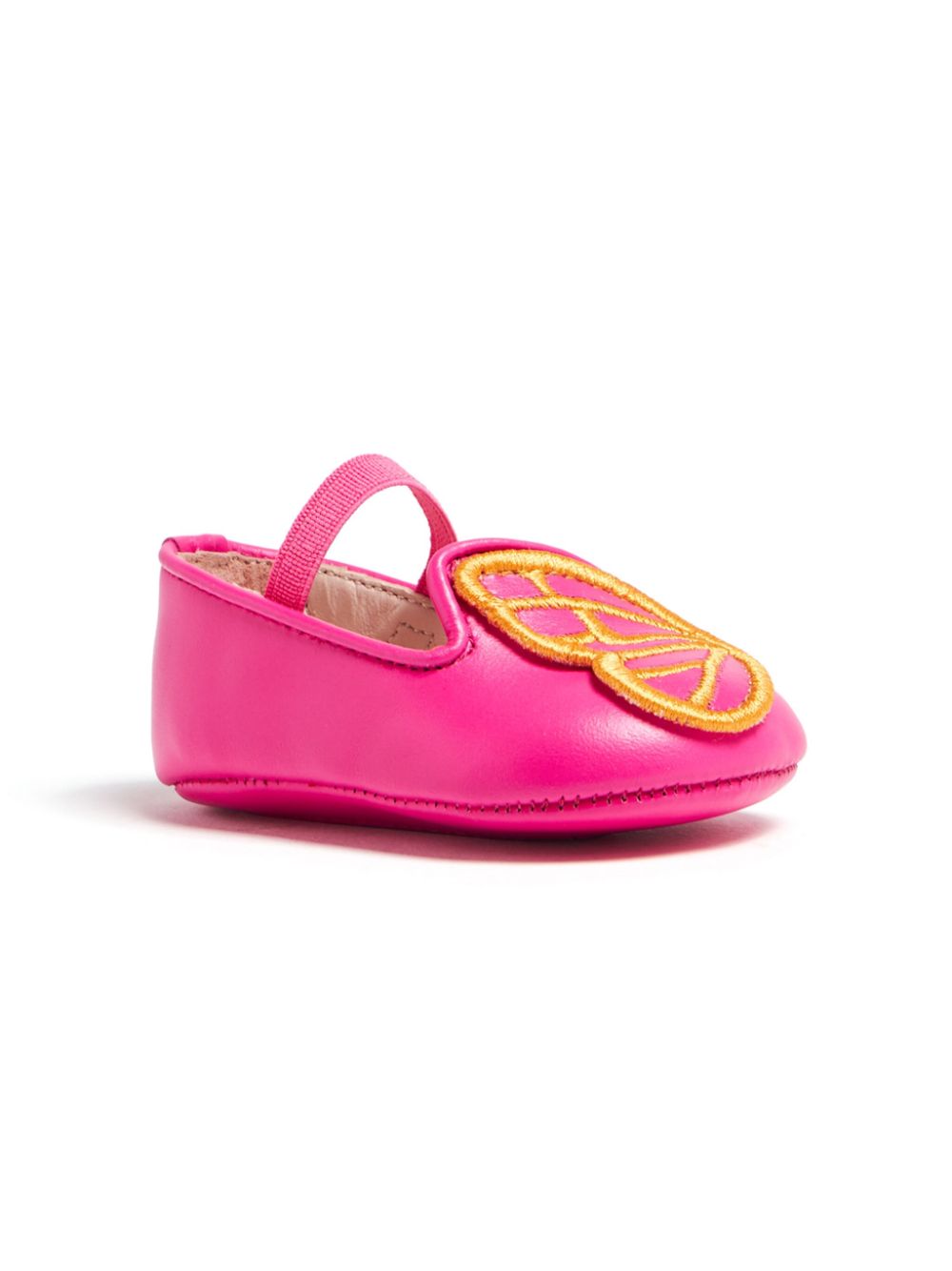 Sophia Webster Mini Bibi Ballerinas mit Schmetterling-Patch - Rosa von Sophia Webster Mini