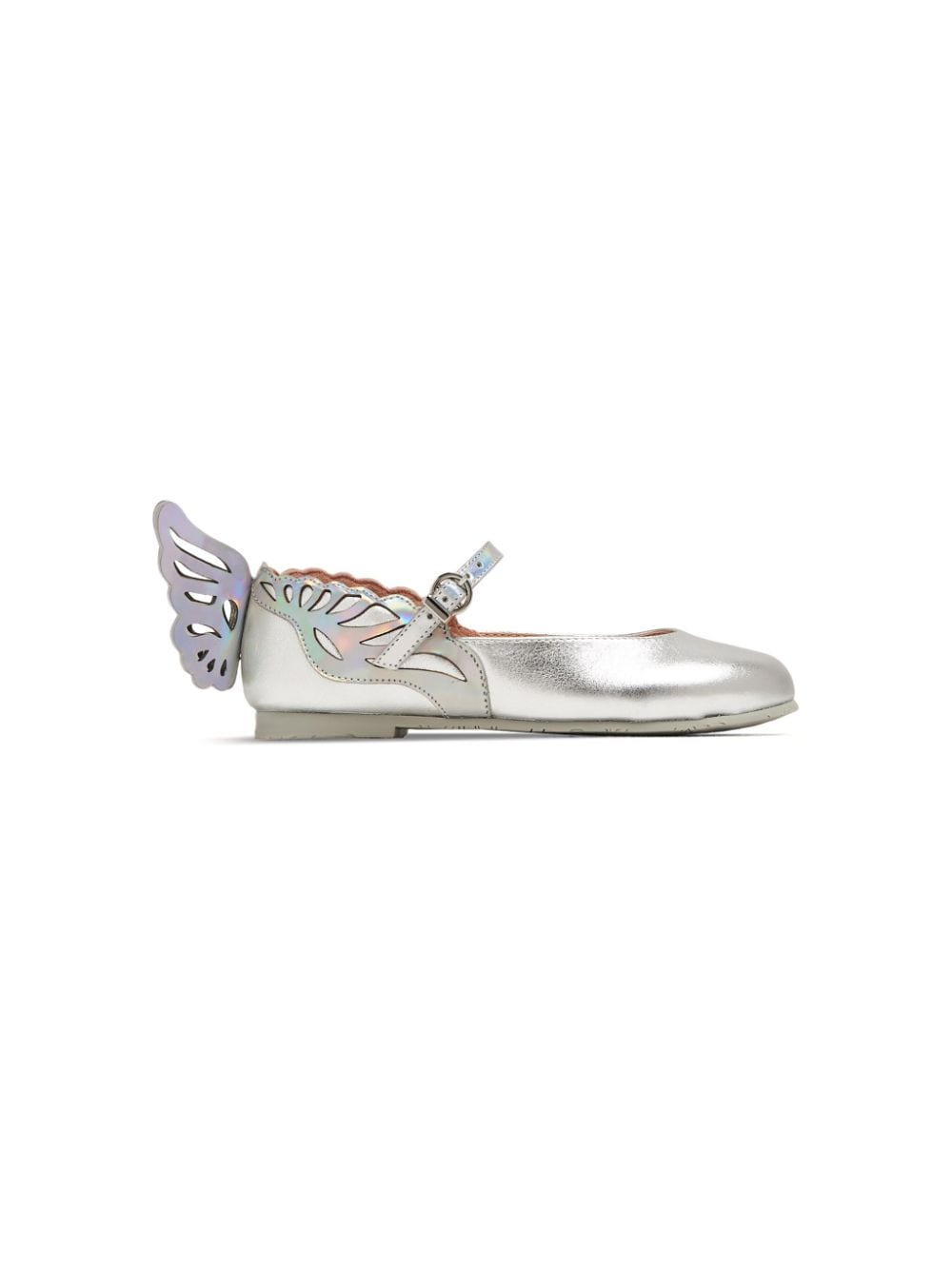 Sophia Webster Mini Heavenly Sandalen mit Flügelapplikation - Silber von Sophia Webster Mini