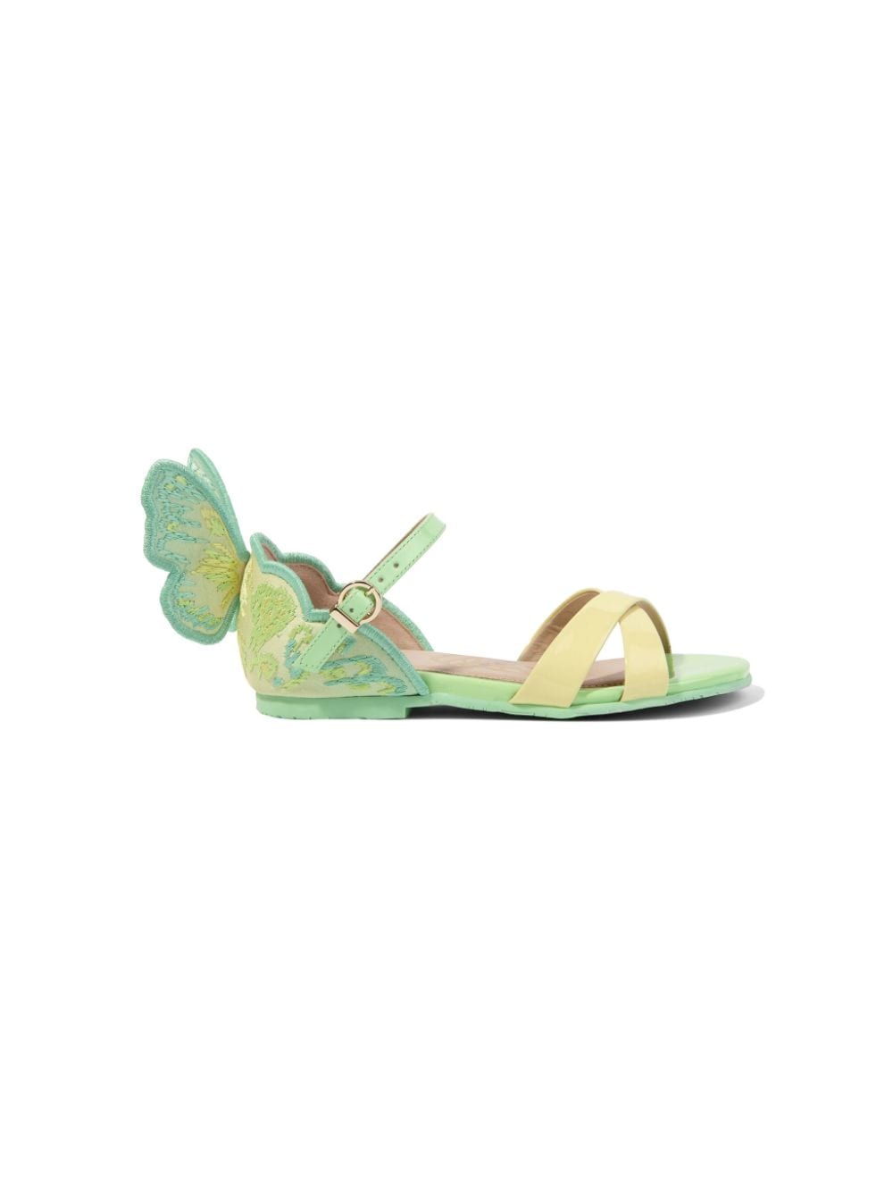 Sophia Webster Mini Sandalen mit Schmetterling - Grün von Sophia Webster Mini