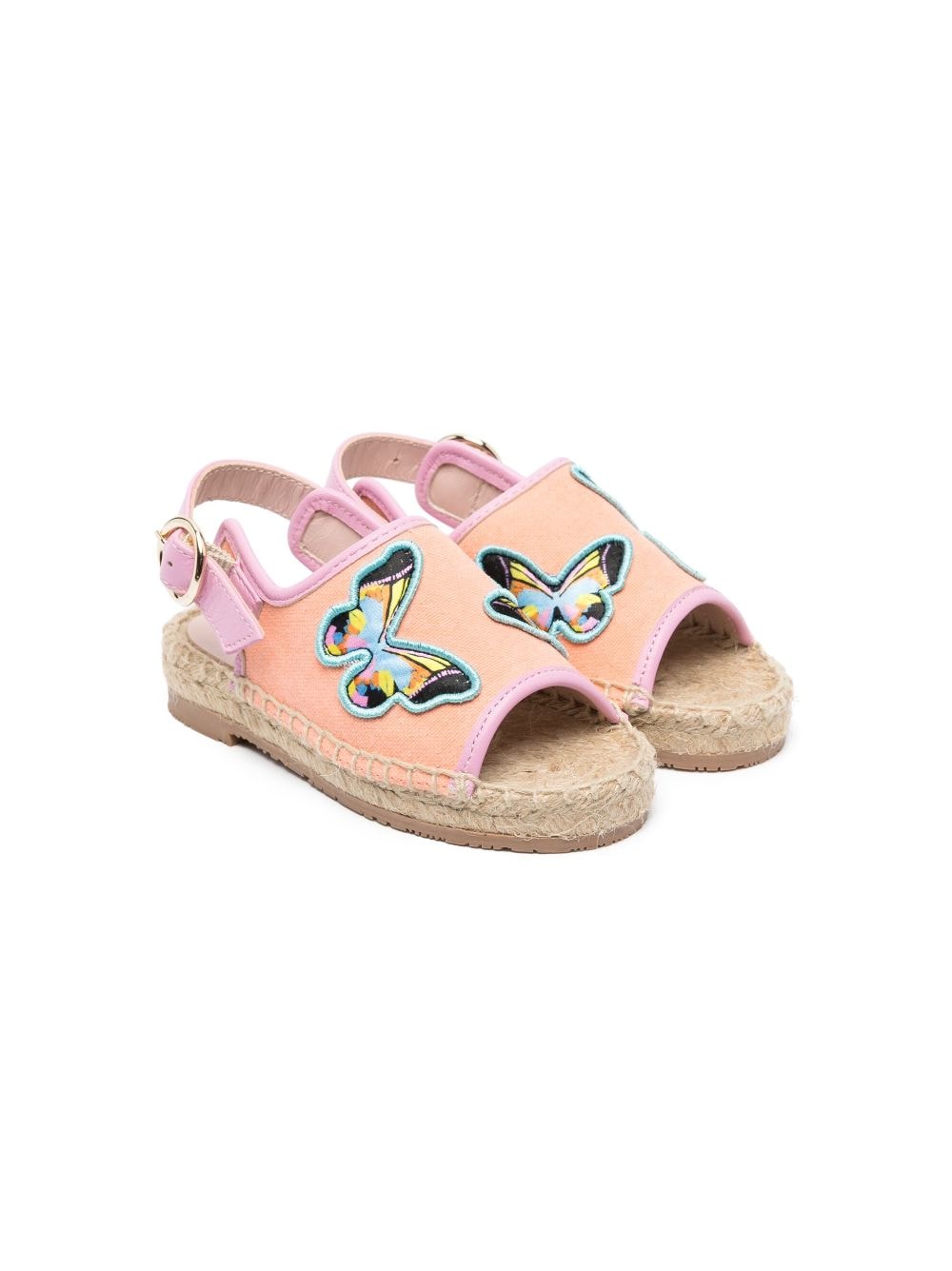 Sophia Webster Mini Espadrille-Sandalen mit Schmetterling - Orange von Sophia Webster Mini