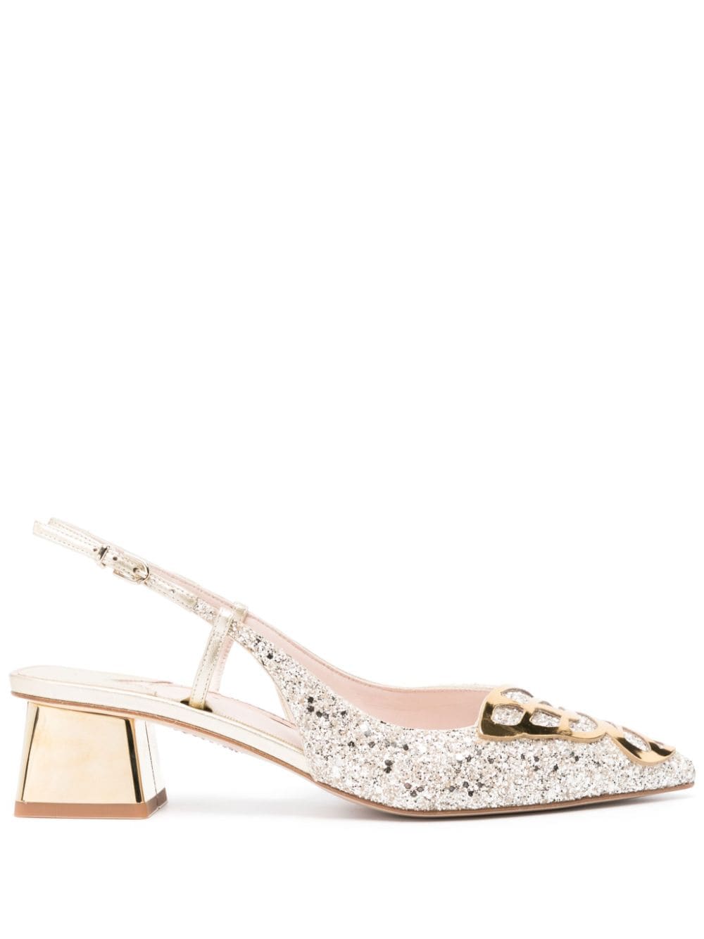 Sophia Webster Bibi Butterfly Slingback-Pumps - Gold von Sophia Webster