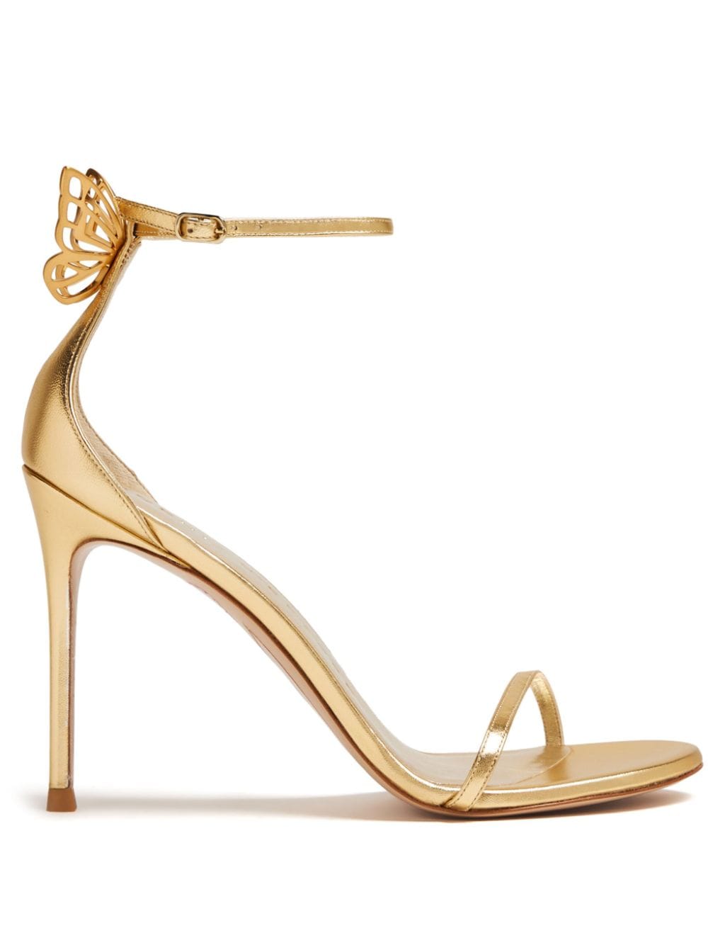 Sophia Webster Stiletto-Sandalen mit Schmetterling - Gold von Sophia Webster