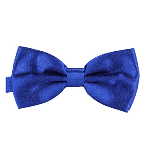 Sophie & Jules Fliege Schleife gebunden und verstellbar mit Hakenverschluß 12 x 6 cm Blau von Sophie & Jules