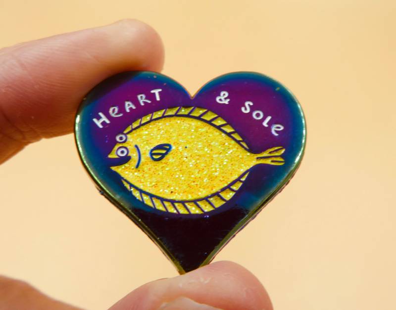 Herz Und Sohle Pin von SophieCorriganShop