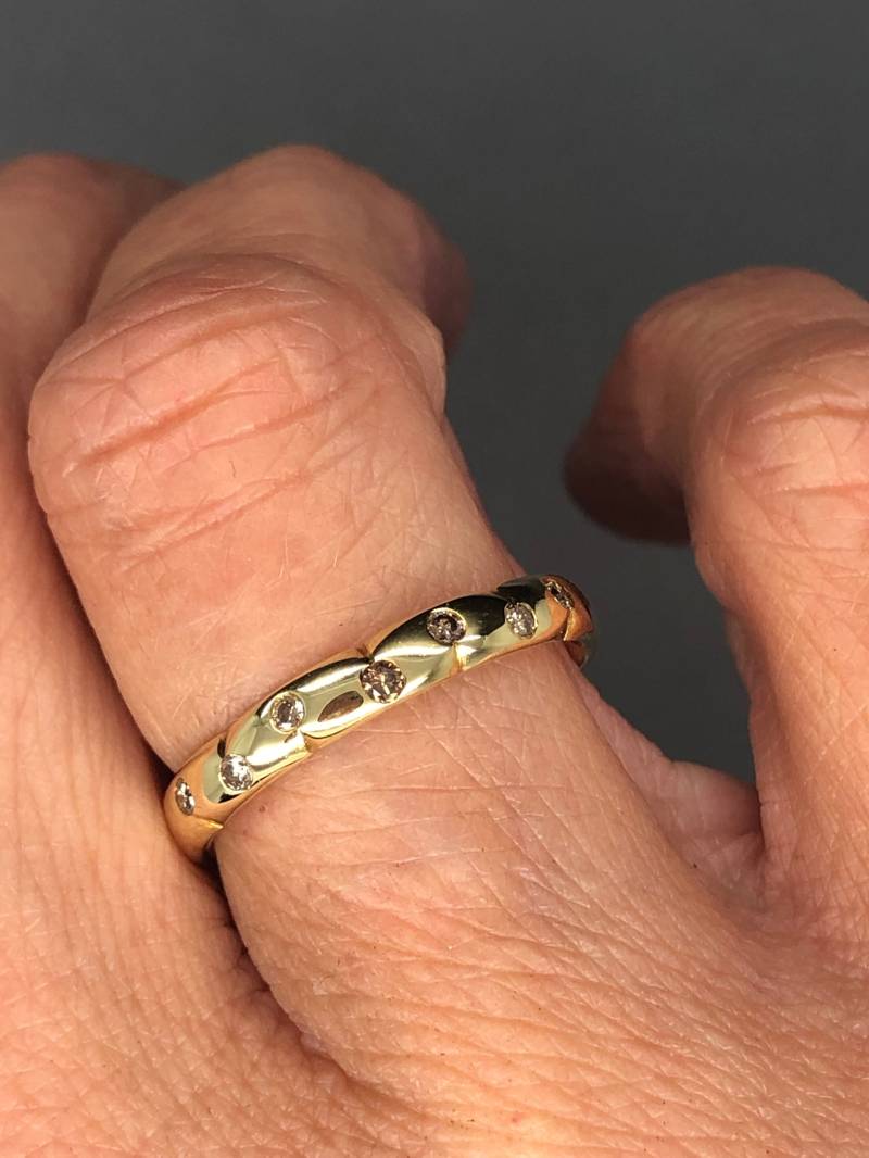 18K Gold Ring Mit Diamanten Nature von SophieDesmoulin