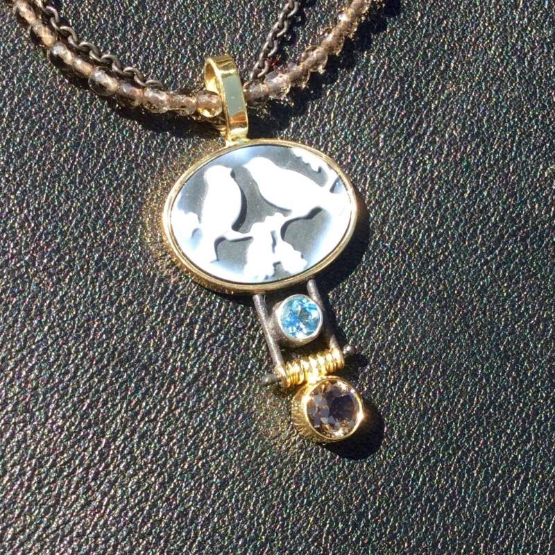 Gemme Anhänger Unikat von SophieDesmoulin