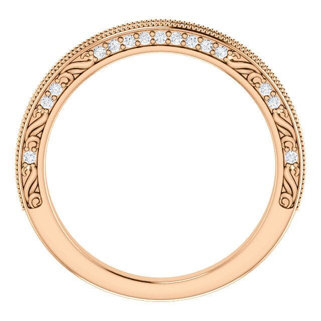 Vintage Diamantenring Platin, Diamant, Diamantring, Jugendstil Ring, Bandring Diamant von SopiaJewelry