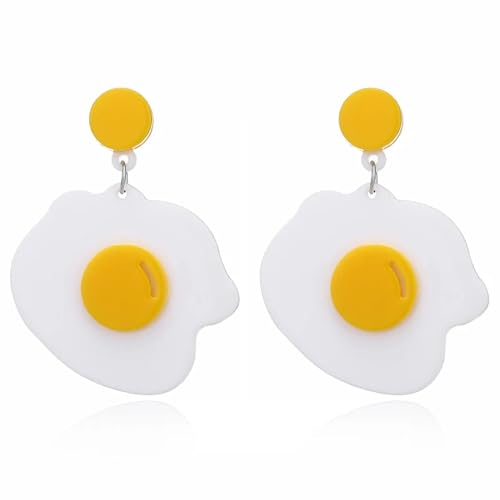 Ohrringe Ohrstecker Damen Schmuck Earringsgeometrische Acryl-Ohrhänger Für Frauen Fruchtblume E715 von Sopodbacker