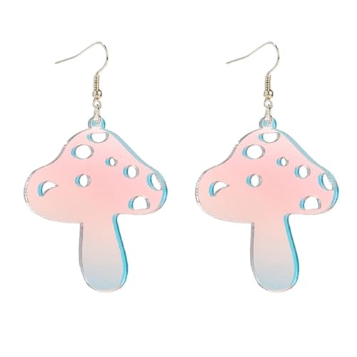 Ohrringe Ohrstecker Damen Schmuck Earringsgeometrische Herzblumen-Ohrringe Aus Acryl Für Frauen Mädchen E3919 von Sopodbacker